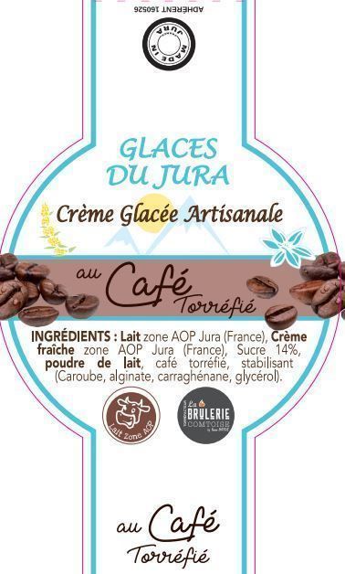 Crèmes Glacées - Crème Glacée Café Torréfié dans le Jura