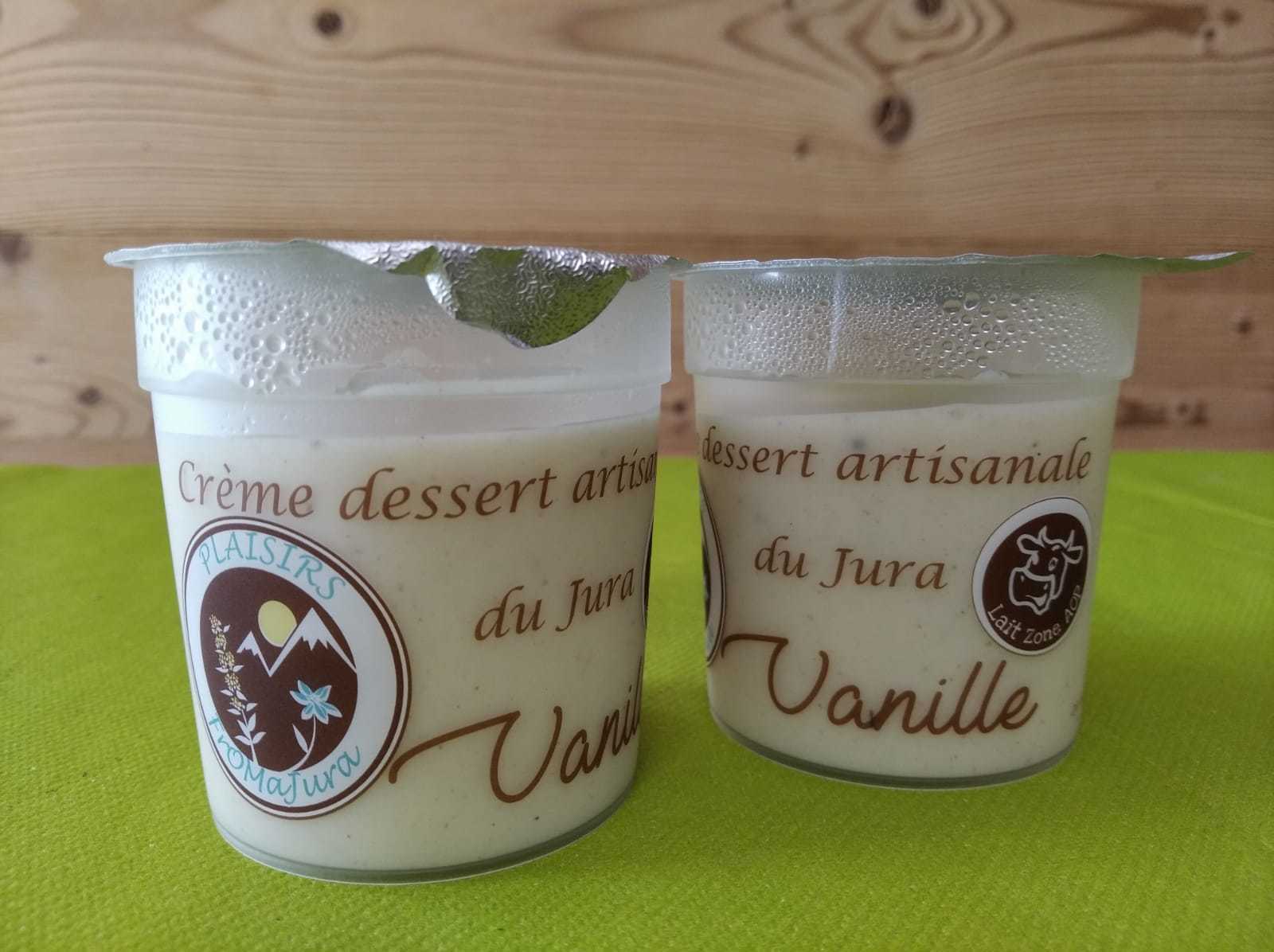 Crème dessert vanille Crèmes desserts artisanales, au lait entier